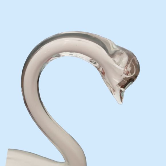 Vintage Murano Art Glass Clean Swan Bird Figurine - Picture 5 of 5